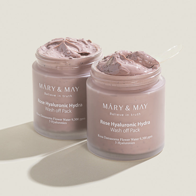 Mary&May Vegan Rose Hyaluronic Hydra Wash off Pack 125g