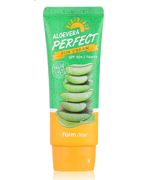 Farm stay aloevera perfect sun cream spf50
