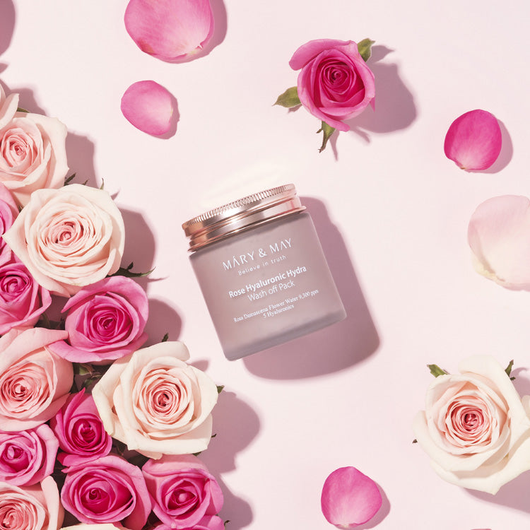 Mary&May Vegan Rose Hyaluronic Hydra Wash off Pack 125g