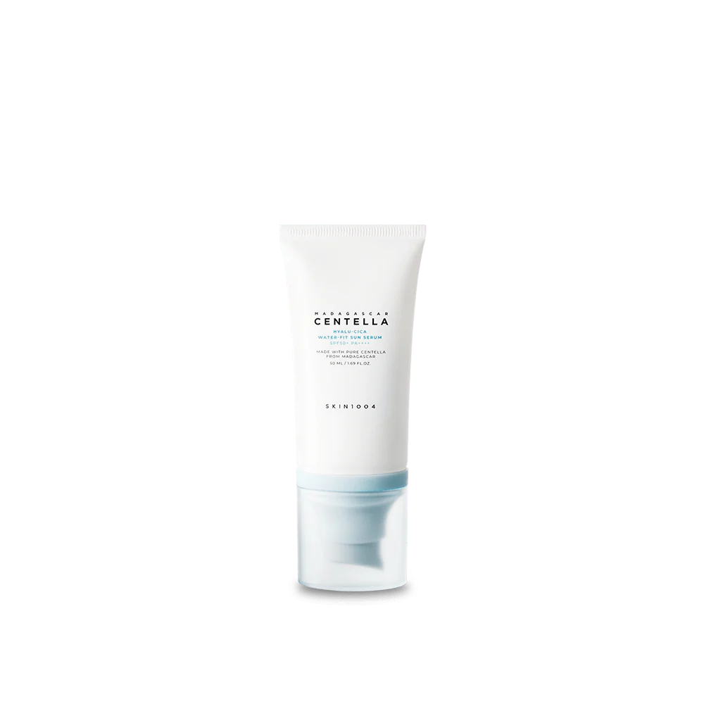 Skin1004 Hyalu-Cica Water-Fit Sun Serum SPF50+ PA++++ Feather Light Moisturizing SPF with Glow