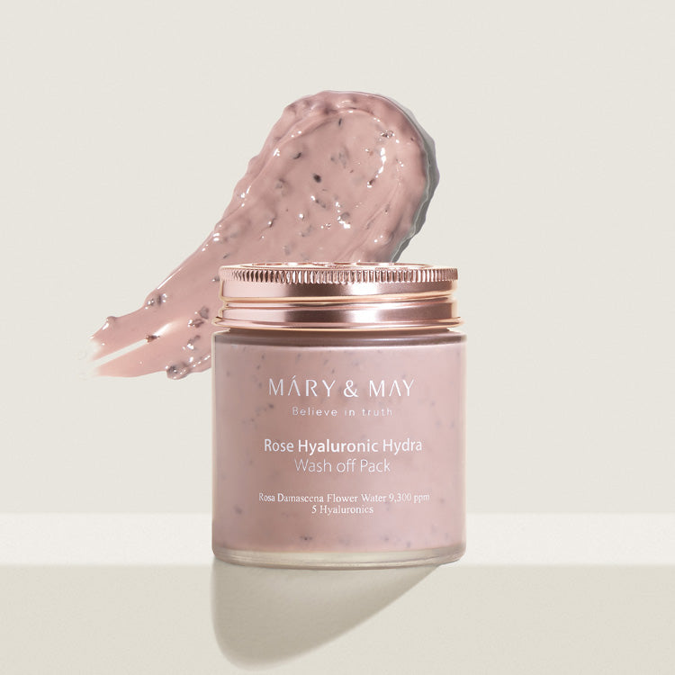 Mary&May Vegan Rose Hyaluronic Hydra Wash off Pack 125g