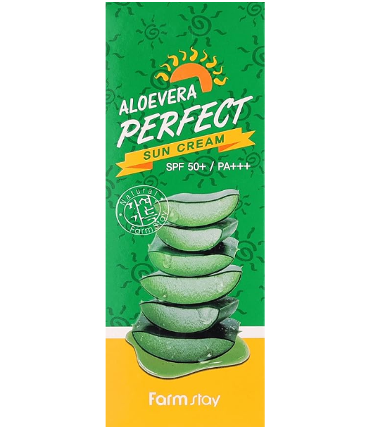 Farm stay aloevera perfect sun cream spf50