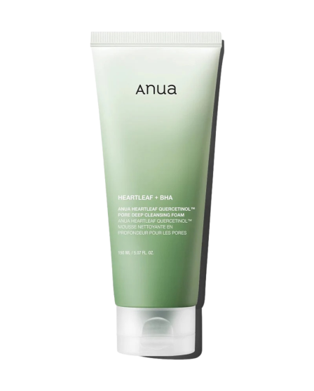 ANUA HEARTLEAF QUERCETINOL PORE DEEP CLEANSING FOAM